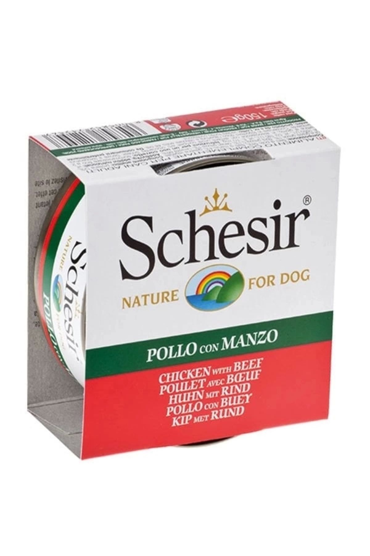 YNT İthalat Schesir Tavuk Fileto Jöleli Konserve Köpek Maması 150 Gr