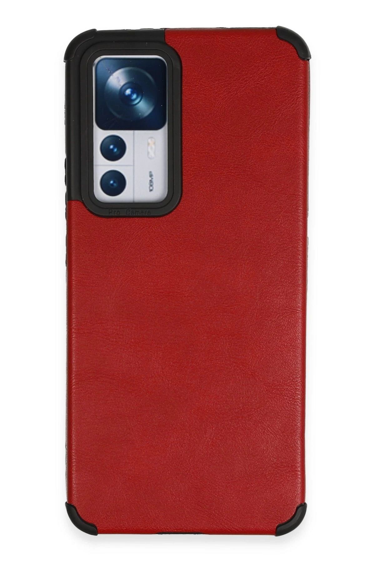 NewFace Xiaomi Mi 12T Kılıf Loop Deri Silikon - Kırmızı INSLM