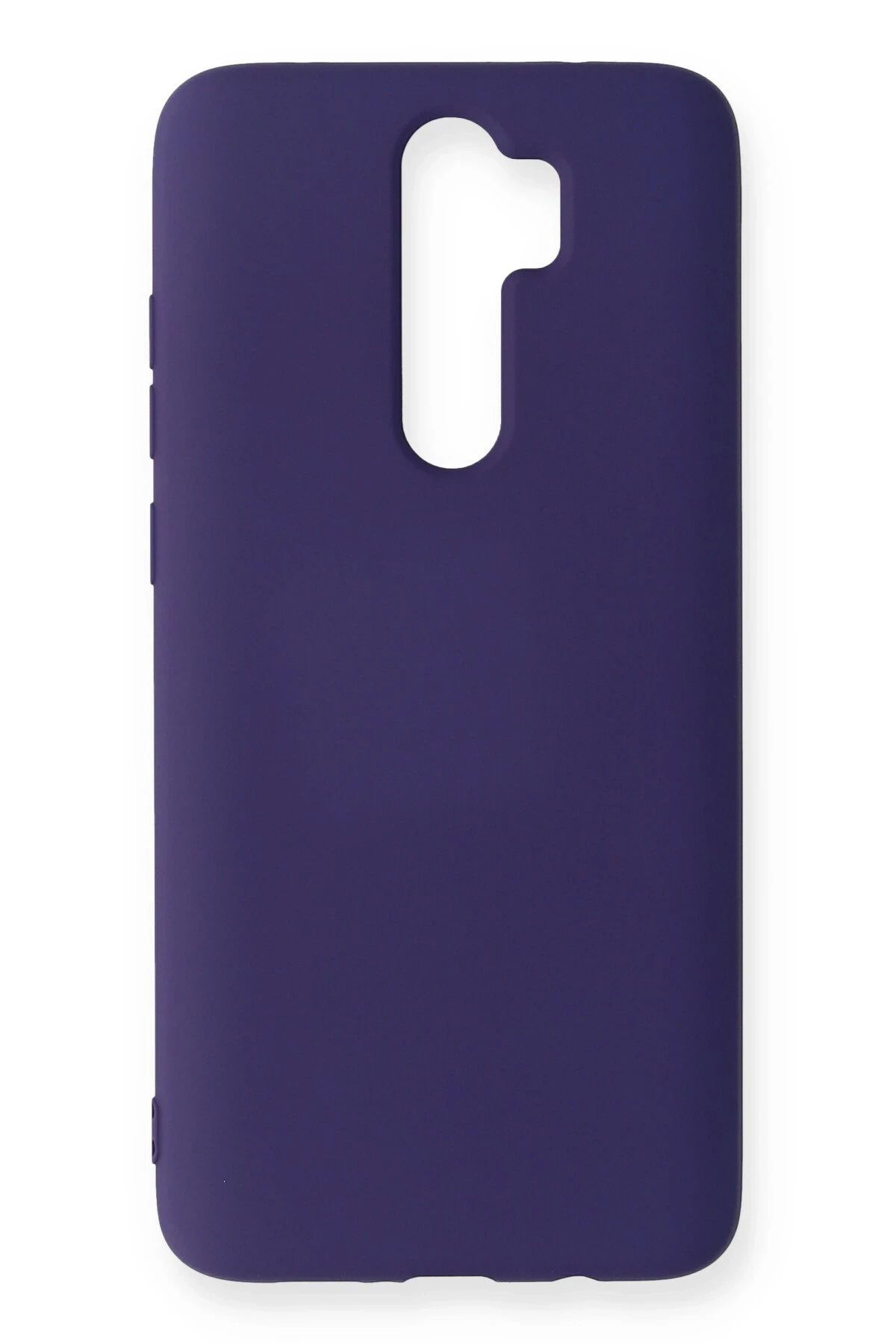 NewFace Xiaomi Redmi Note 8 Pro Kılıf Nano içi Kadife Silikon - Mor NRMSA