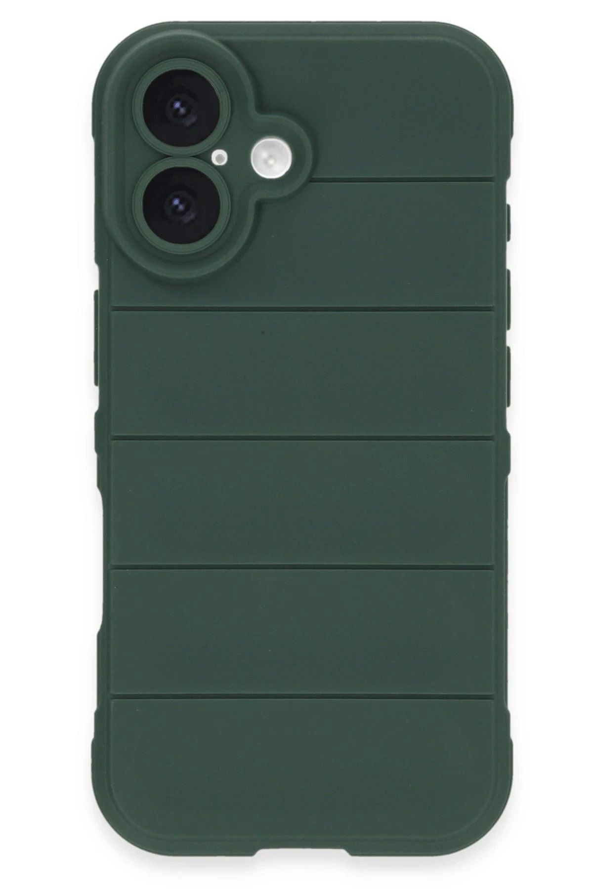 NewFace iPhone 16 Plus Kılıf Optimum Silikon - Koyu Yeşil HNZRN