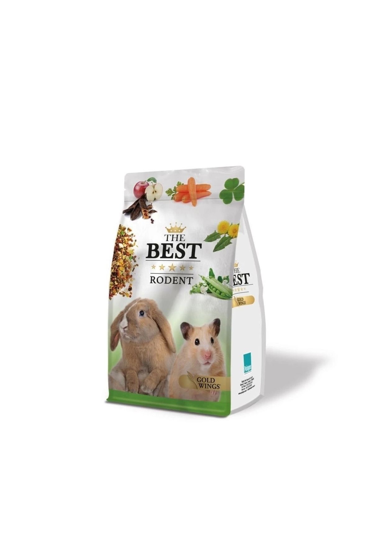 YNT İthalat Gold Wings The Best Pellet Karışımı Kemirgen Yemi 1.25 Kg