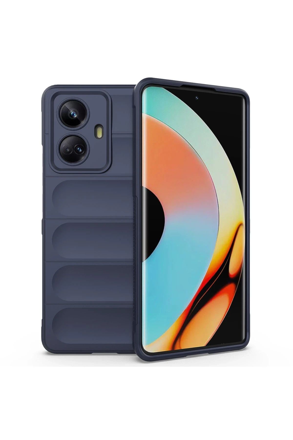 NewFace Realme 10 Pro 5G Kılıf Optimum Silikon - Lacivert ZRNET