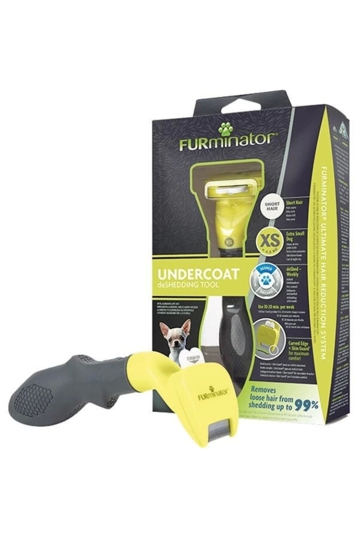 YNT İthalat Furminator Kısa Tüylü Köpek Tüy Tarağı Xsmall