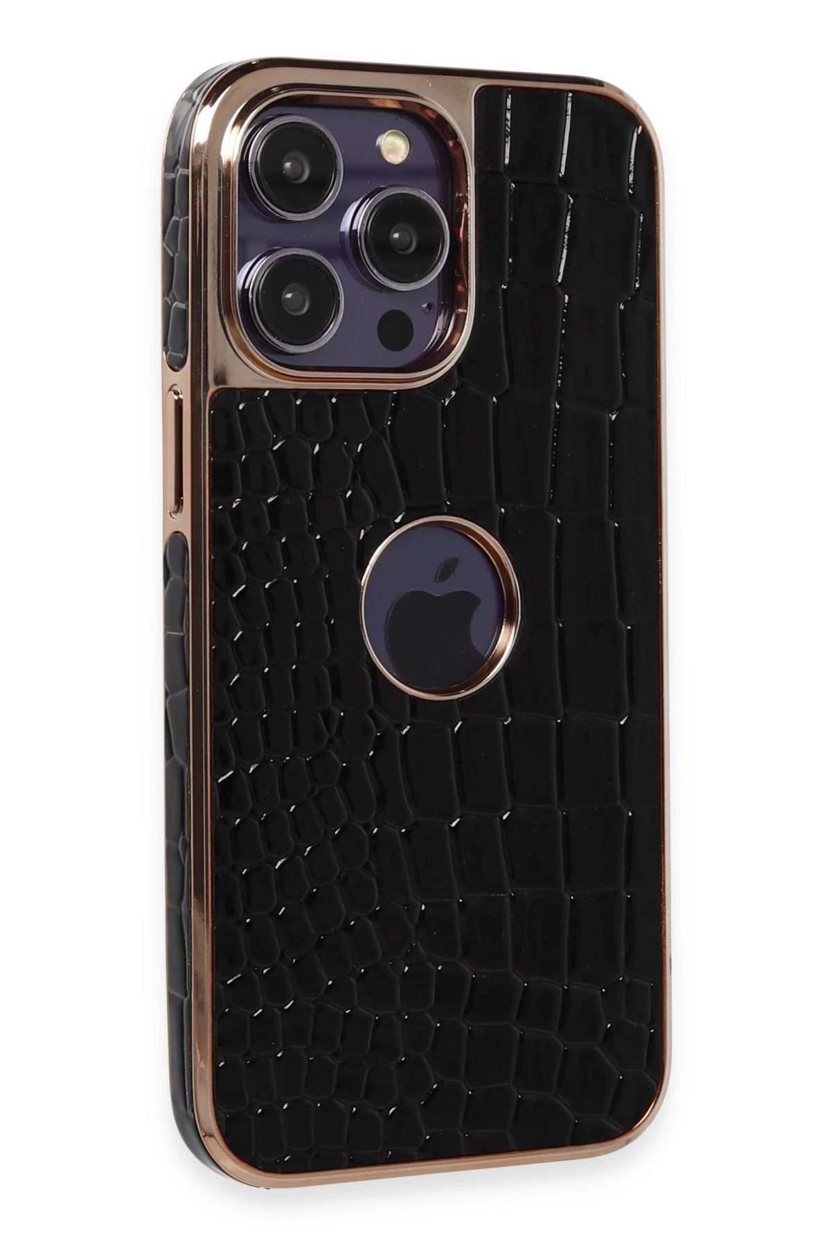 NewFace iPhone 13 Pro Max Kılıf Snake Kapak - Siyah NRMSA