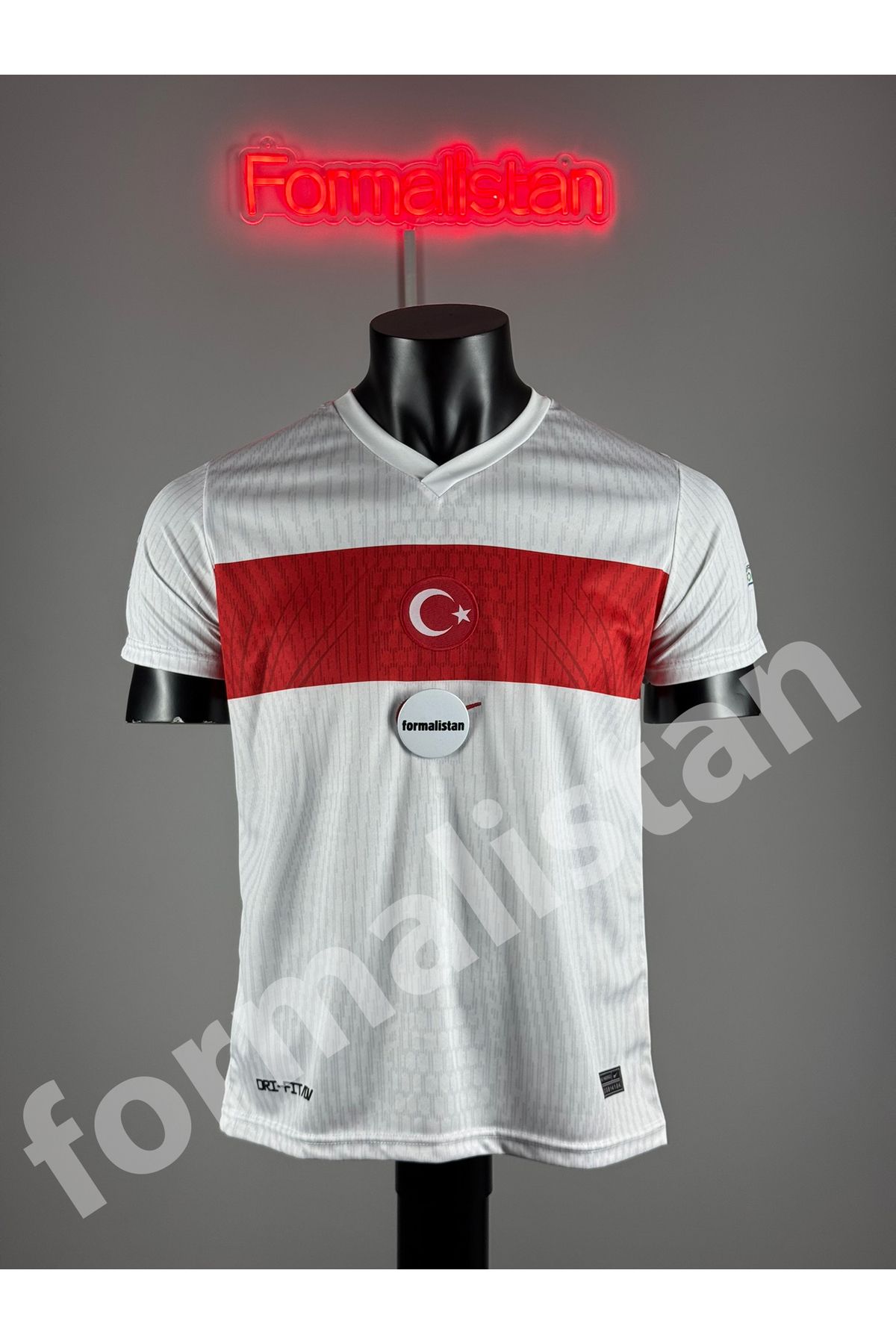 Quaxram ,Türkiye Euro 2024 İsımsız Futbol Forması - Beyaz