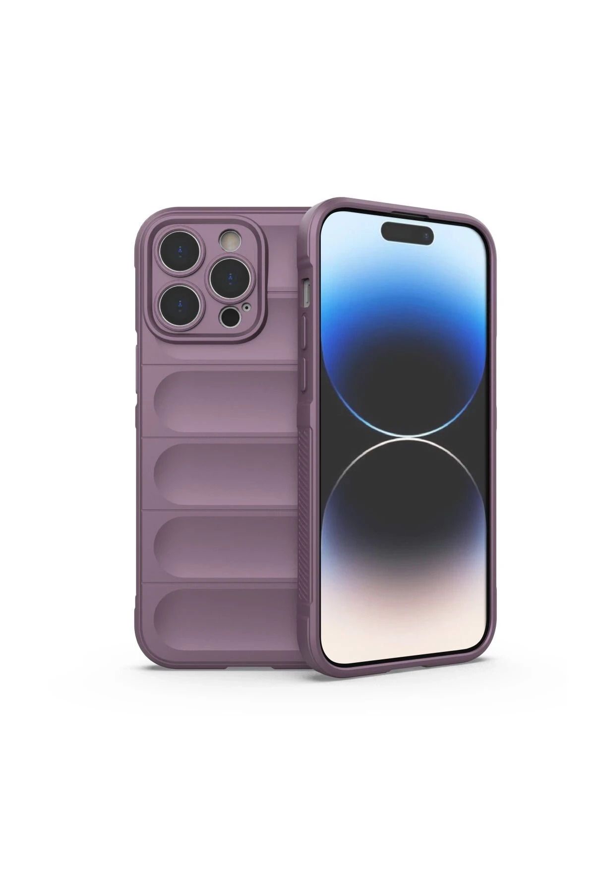 NewFace iPhone 15 Pro Max Kılıf Optimum Silikon - Mor JOJUA