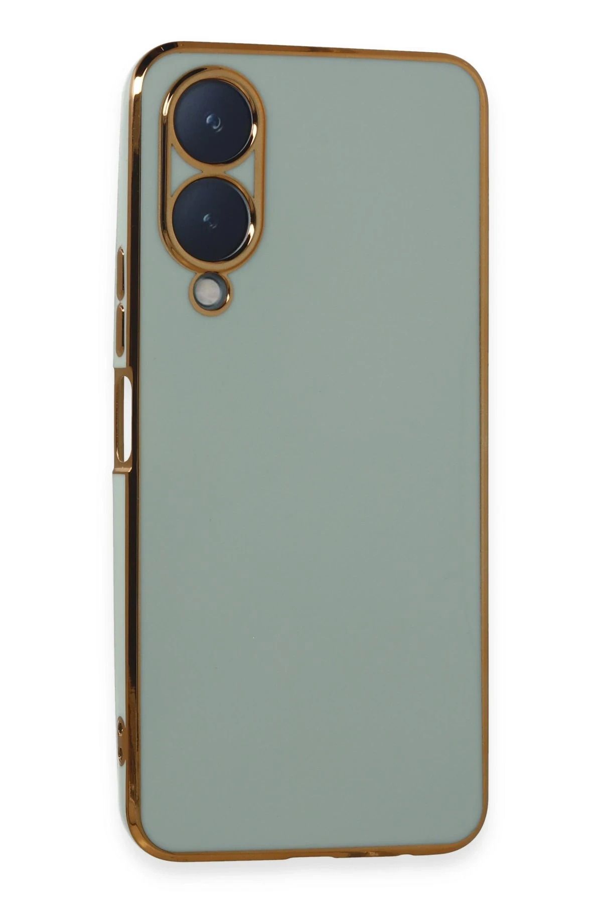NewFace Vivo Y17S Kılıf Volet Silikon - Açık Yeşil JOJUA