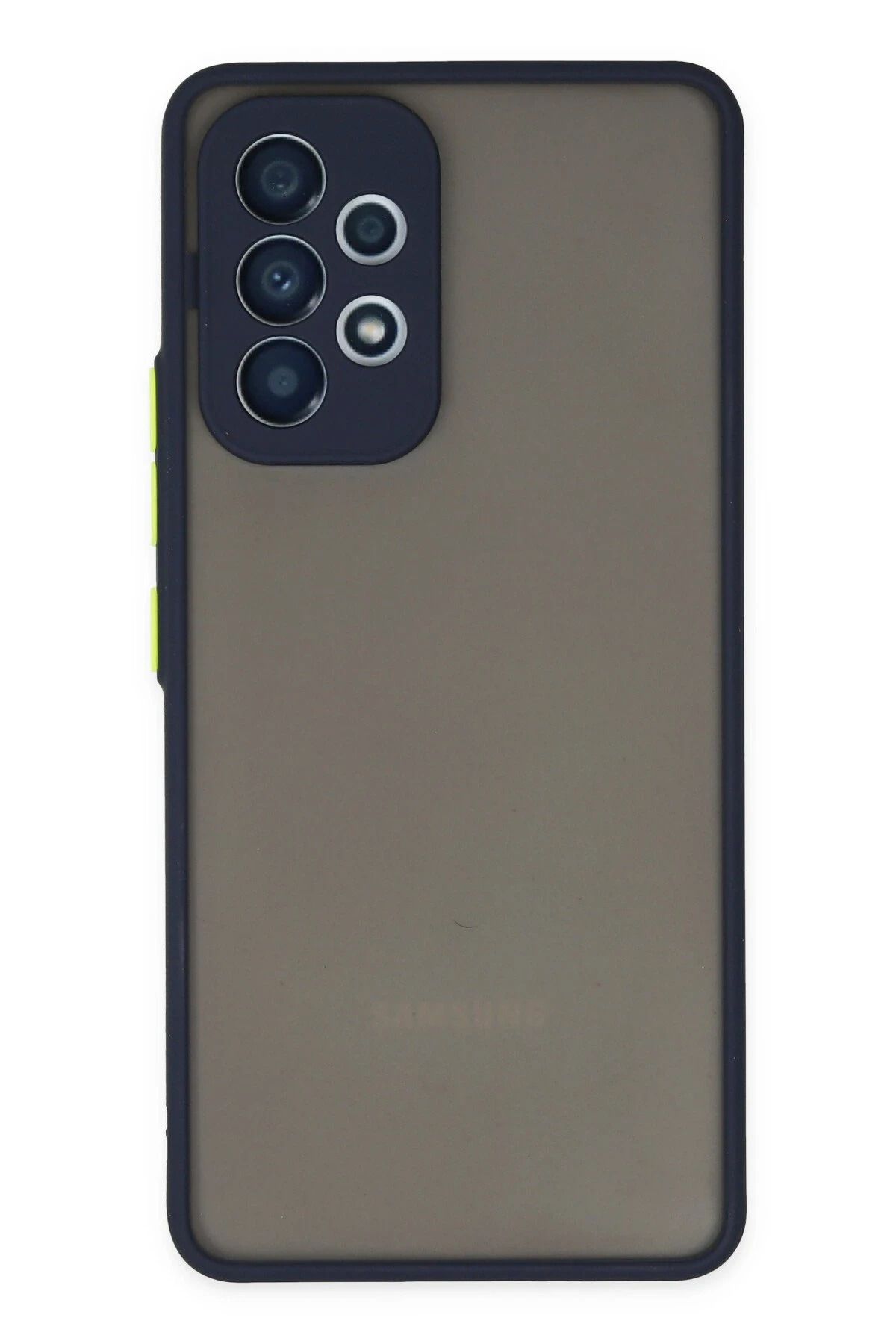 NewFace Samsung Galaxy A73 5G Kılıf Montreal Silikon Kapak - Lacivert JOJUA