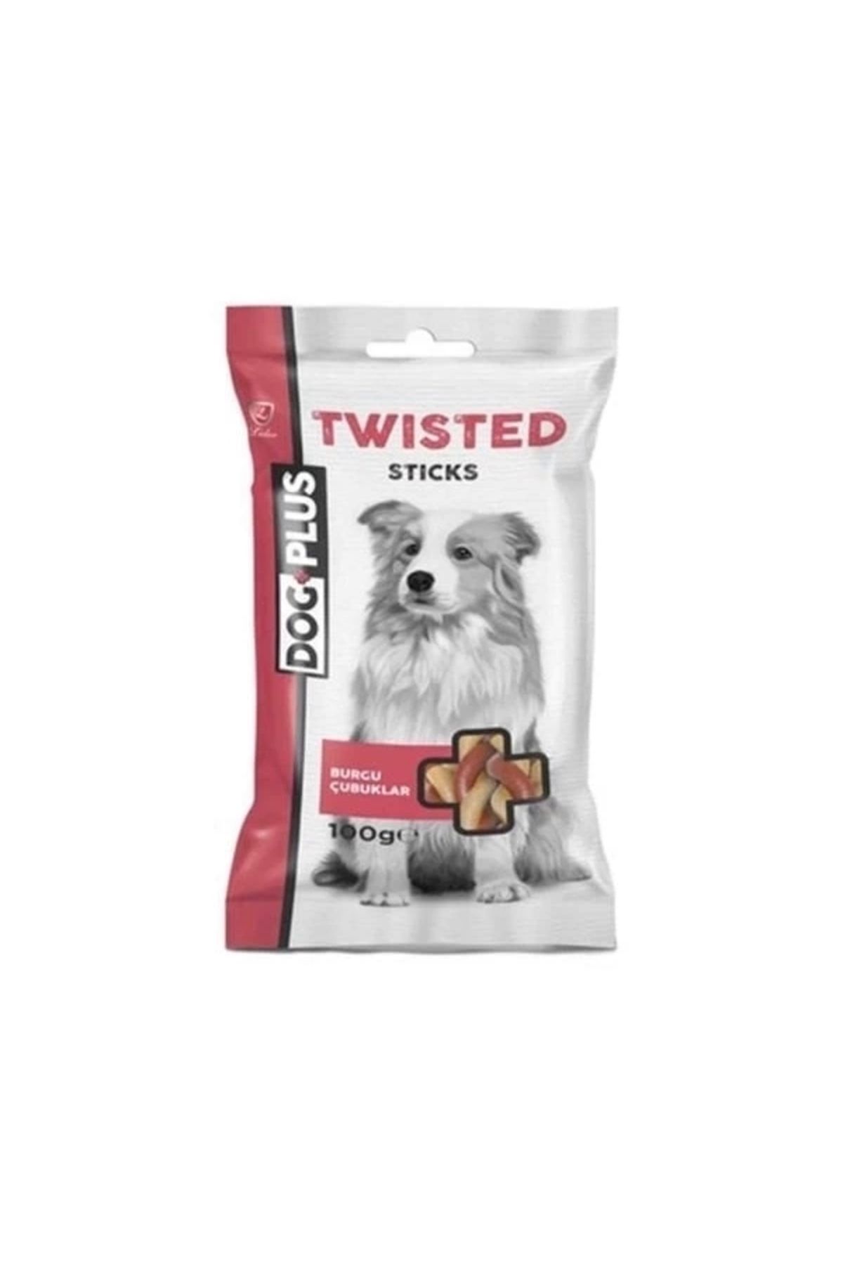 YNT İthalat Dog Plus Twisted Sticks Burgu Çubuk Köpek Ödülü 100 Gr