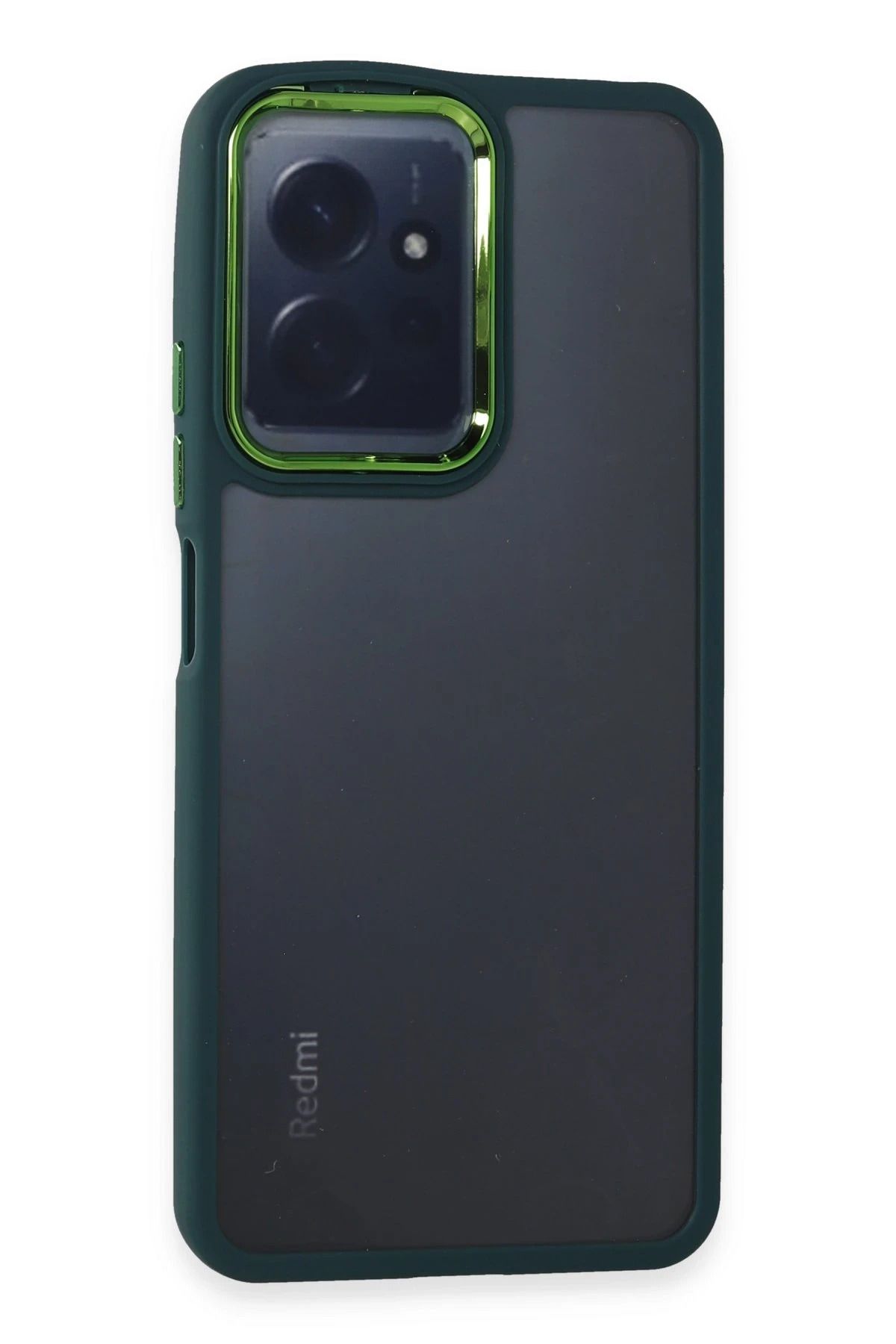 NewFace Xiaomi Redmi Note 12 4G Kılıf Dora Kapak - Haki Yeşil FERRG