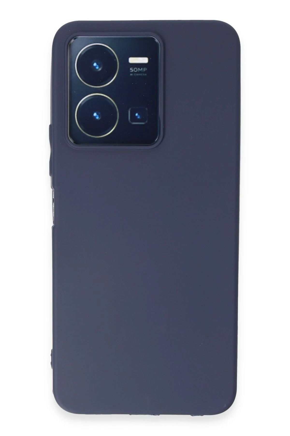NewFace Vivo Y35 Kılıf First Silikon - Lacivert JOJUA