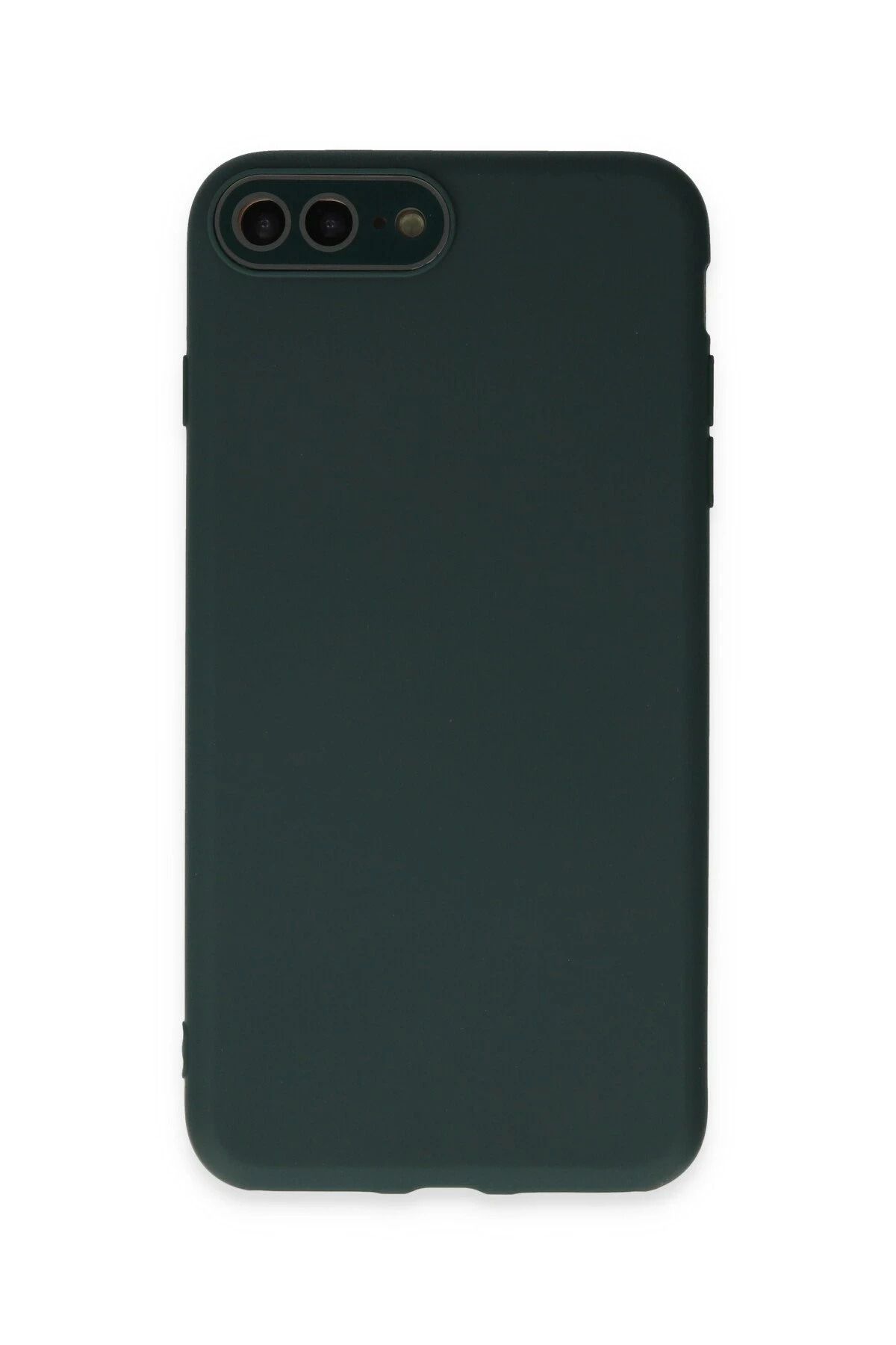 NewFace iPhone 7 Plus Kılıf Lansman Glass Kapak - Koyu Yeşil INSLM