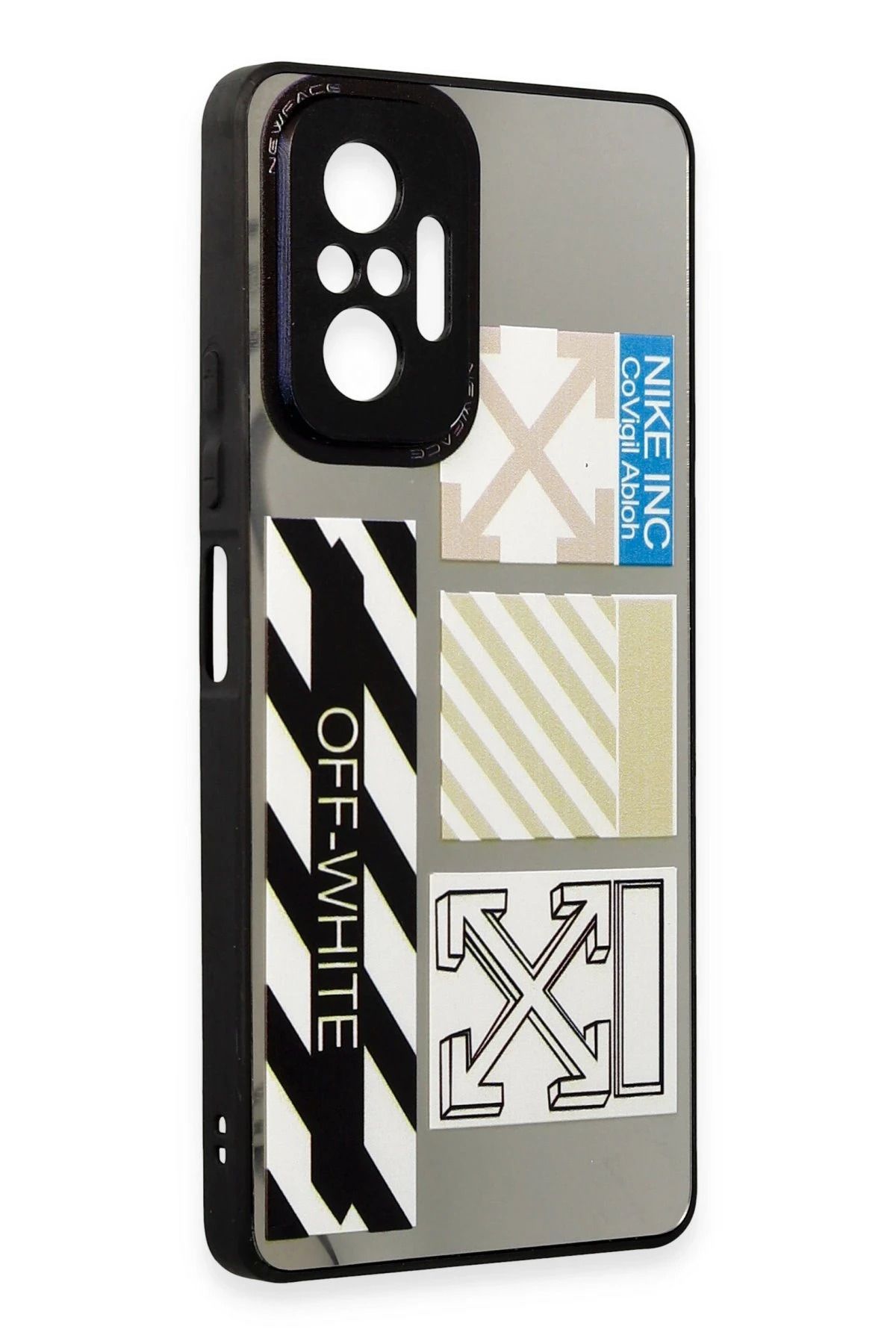NewFace Xiaomi Redmi Note 10 Pro Kılıf Mirror Desenli Kapak - Mirror - 6 NRMSA