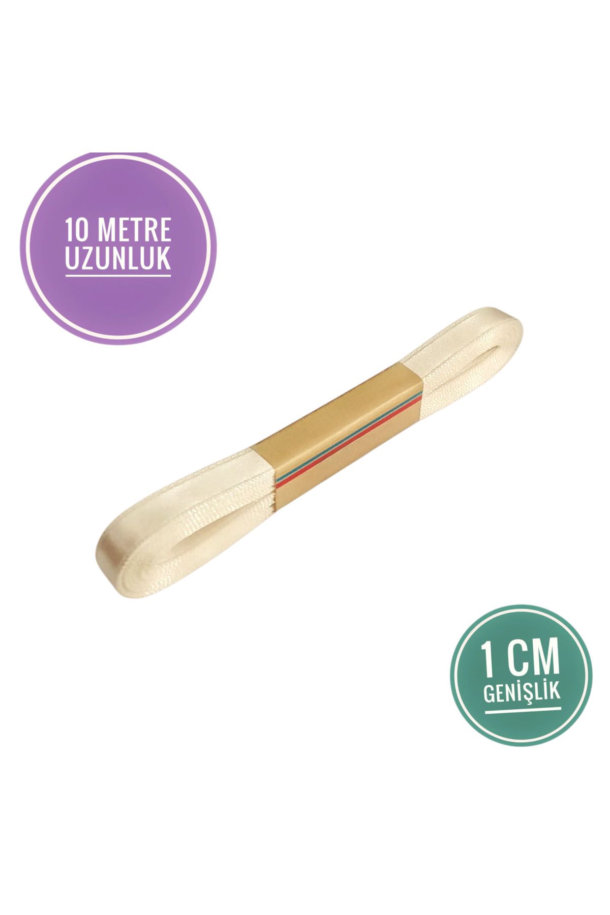 Idealtoka 10 metre saten kurdele 1 cm genişlik