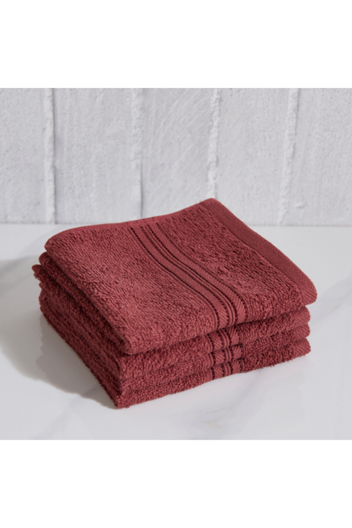 Home Box Essential Carded 4-Piece Face Towel Set 30x30 cm