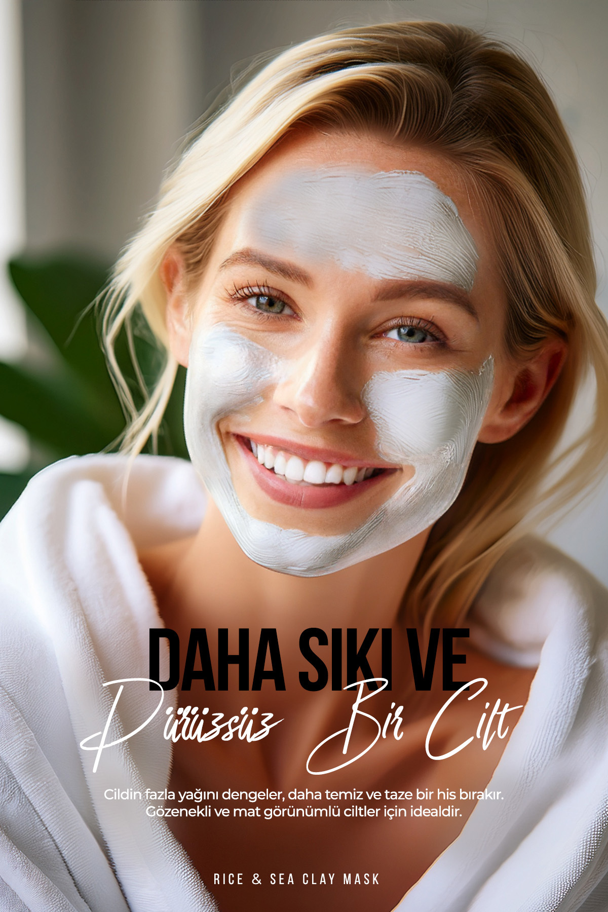 New Well Rice & Sea Clay Mask Pirinç ve Deniz Özlü Kil Maskesi 100
