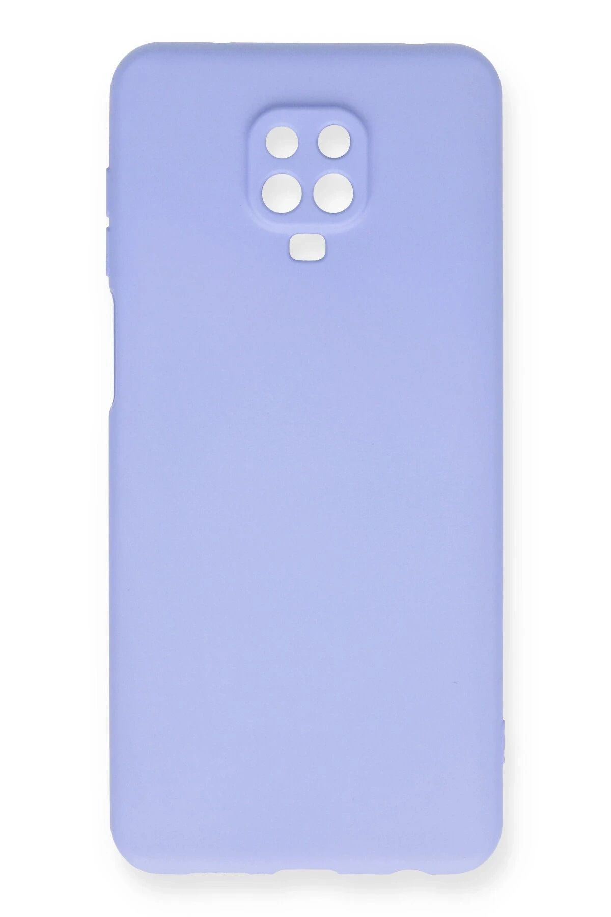 NewFace Xiaomi Redmi Note 9 Pro Kılıf Nano içi Kadife Silikon - Lila HNZRN