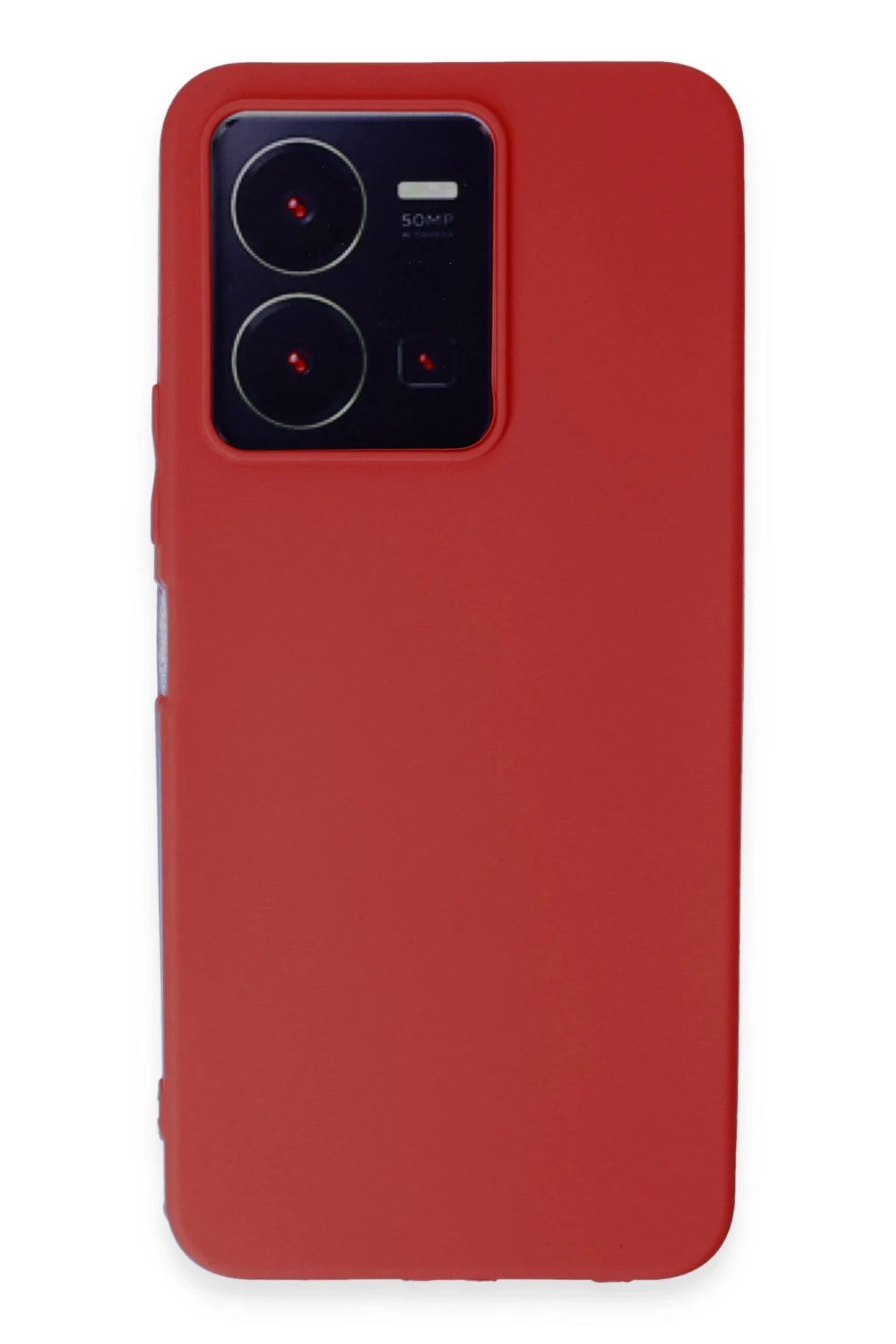 NewFace Vivo Y35 Kılıf First Silikon - Kırmızı JOJUA