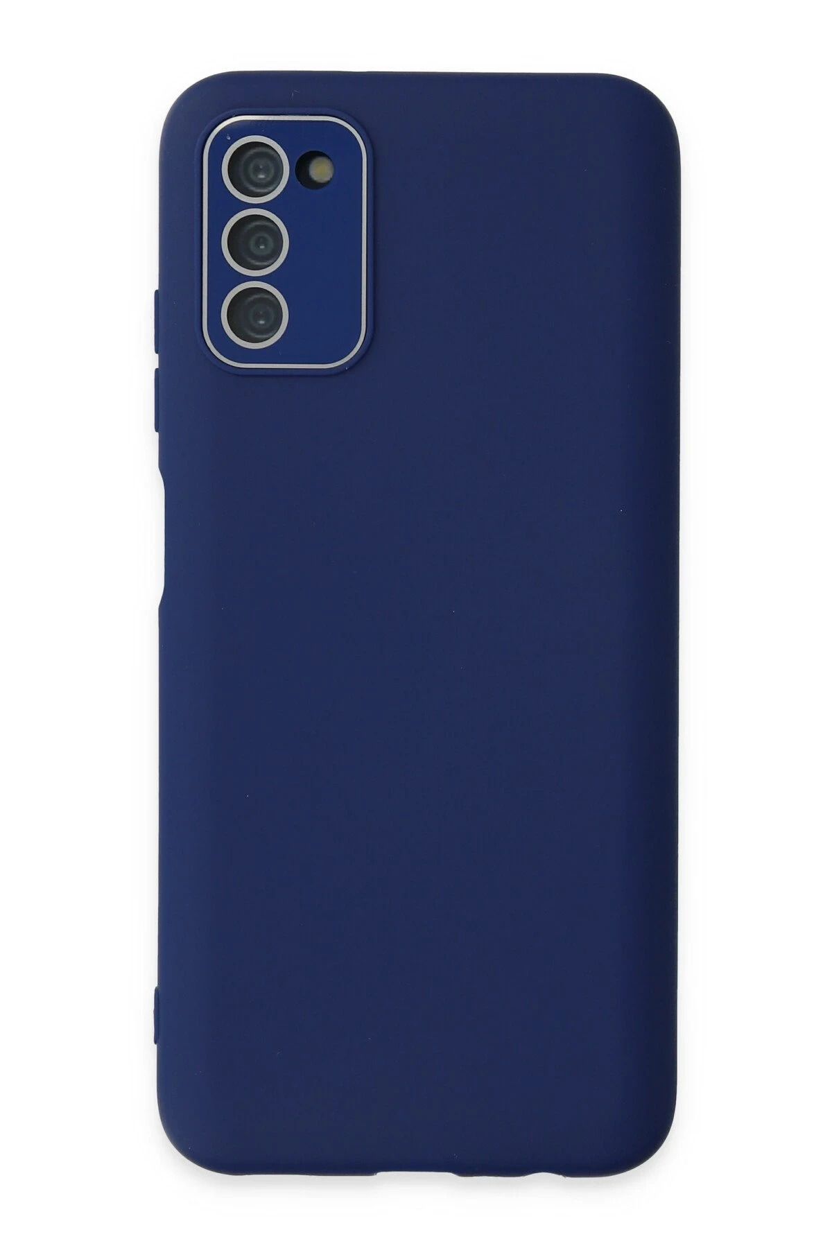 NewFace Samsung Galaxy A03S Kılıf Lansman Glass Kapak - Sky Blue INSLM
