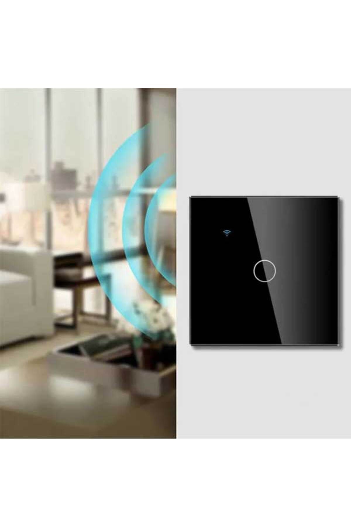 CLASSLIGHTS-Întrerupător tactil inteligent negru, WiFi, Classlights, 10A, control vocal, Smart Life / Tuya, LED 6