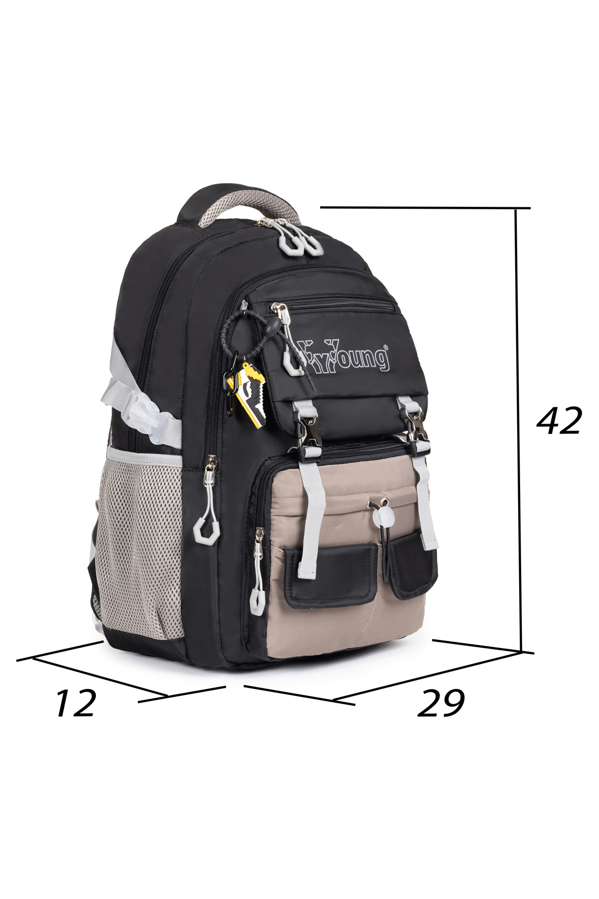 Necati Çanta-Functional and Stylish: Multi-Compartment Backpack for Everyday Use and School 6