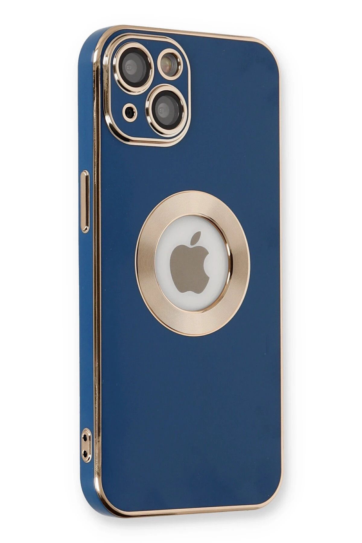 NewFace iPhone 14 Plus Kılıf Store Silikon - Mavi FERRG