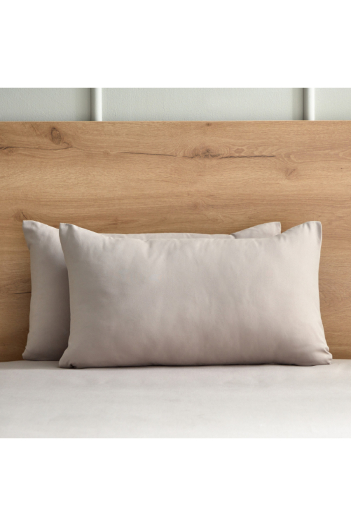 Home Box Derby 2-Piece Solid Microfiber Pillowcase Set 45x70 cm