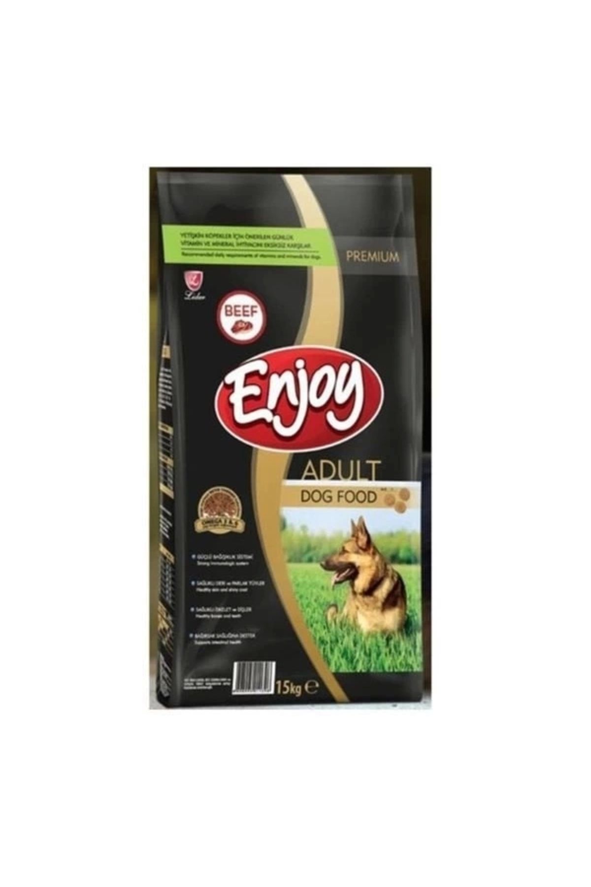 YNT İthalat Enjoy Biftekli Yetişkin Köpek Maması 15 Kg