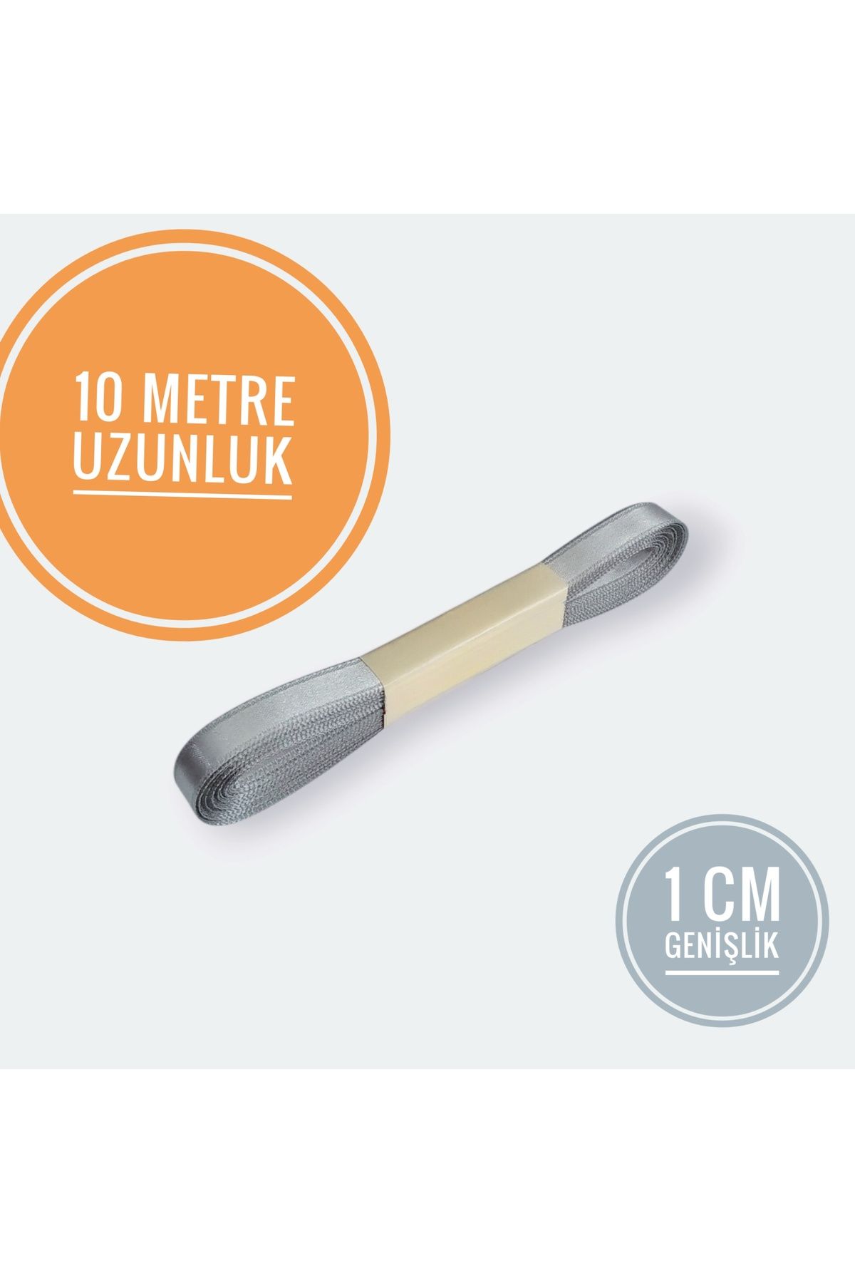 Idealtoka 10 metre saten kurdele 1 cm genişlik