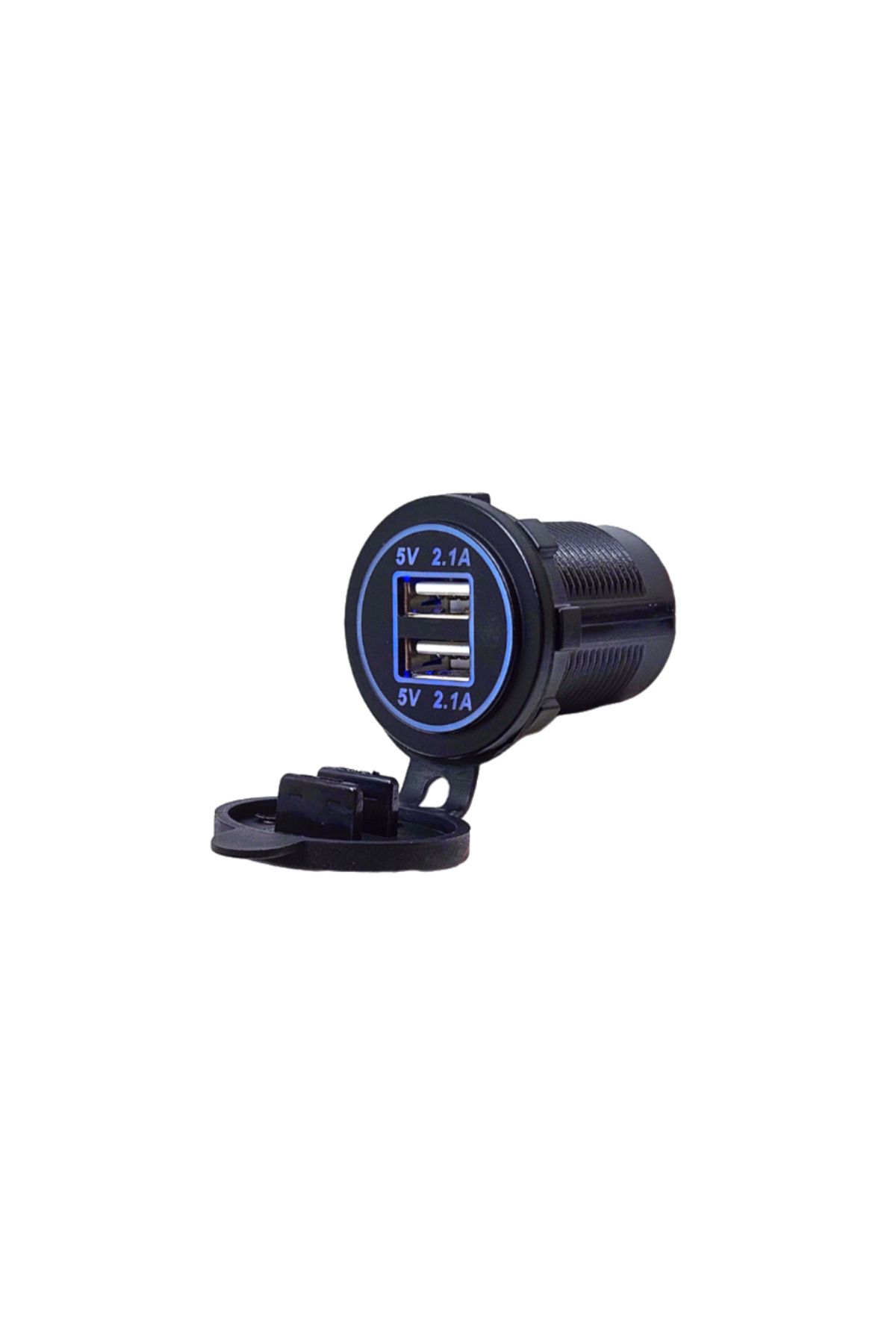 EFORTELEKOM IC-266C-1 PANO TİP İKİLİ USB 4.2A MAVİ LEDLİ