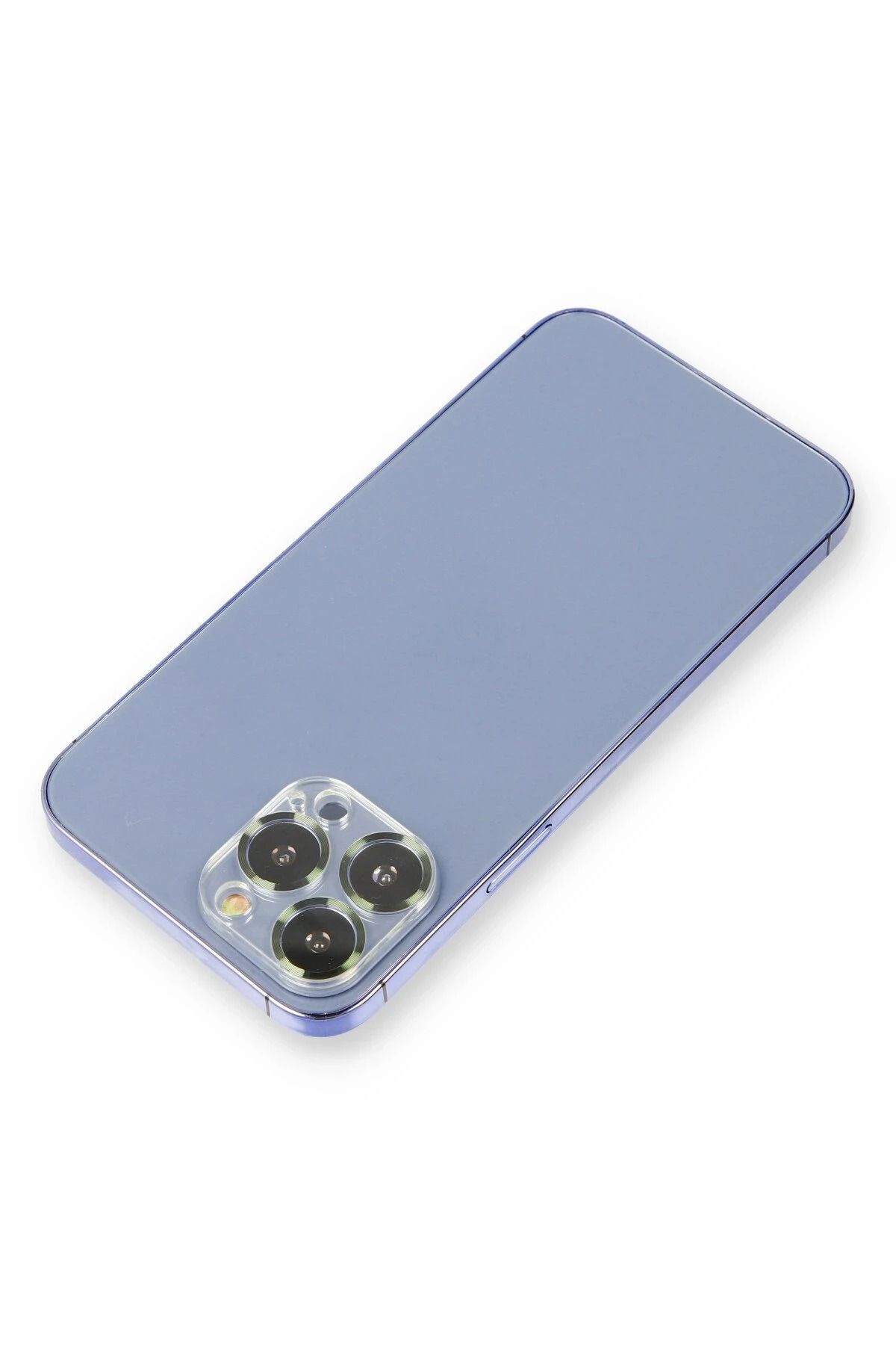 NewFace iPhone 13 Pro Max Metal Kamera Lens Koruma Cam - Koyu Yeşil ALMLA