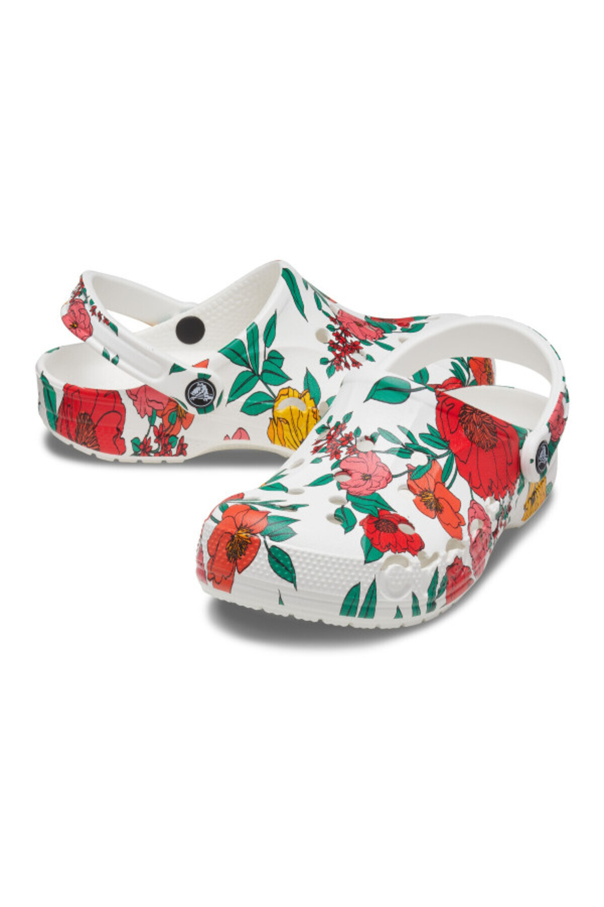 Crocs-Clogs baya seasonal printed clog - white/floral 3