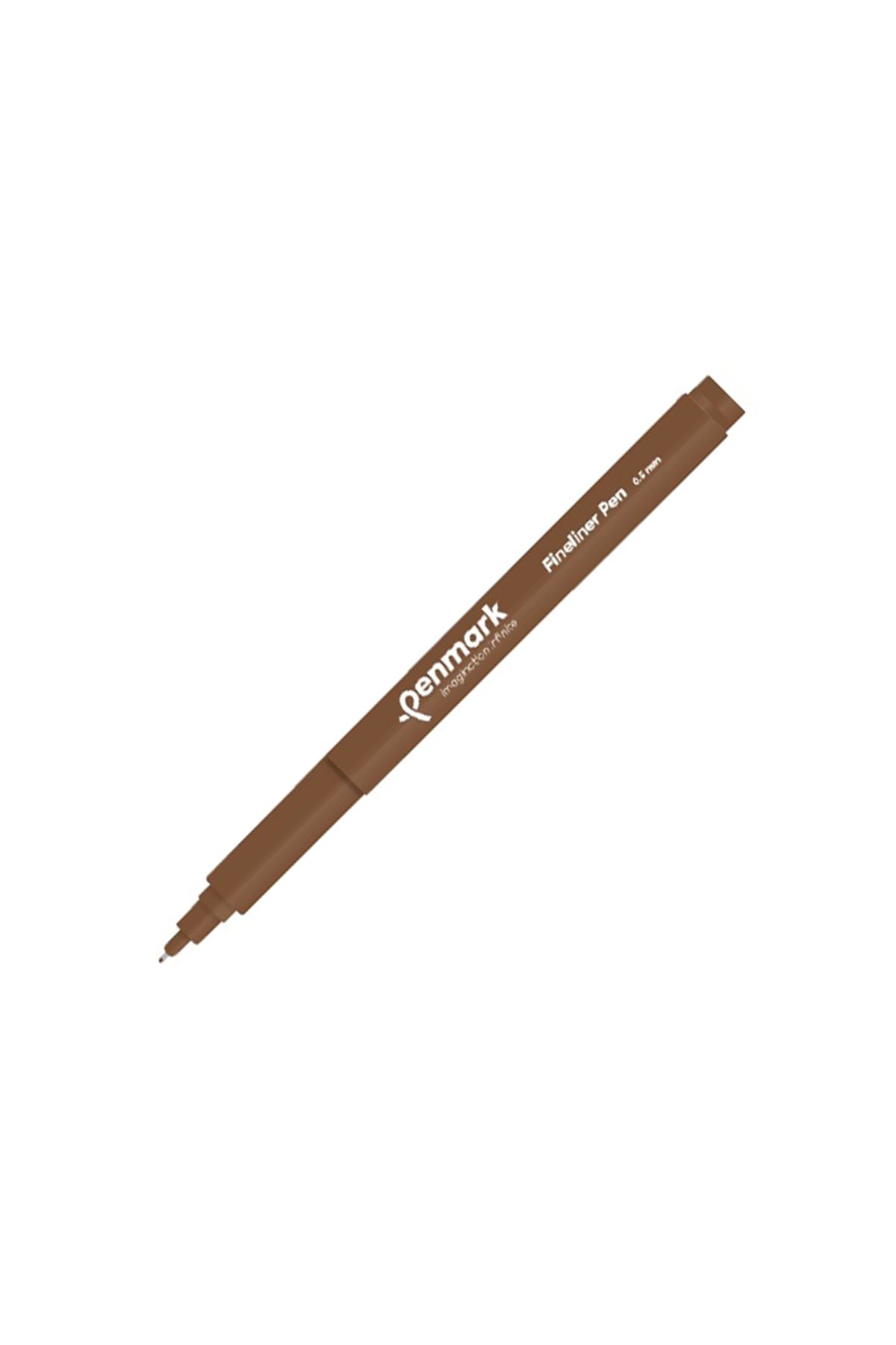 penmark Fineliner Keçe Uçlu Kalem 0,6mm Kahverengi