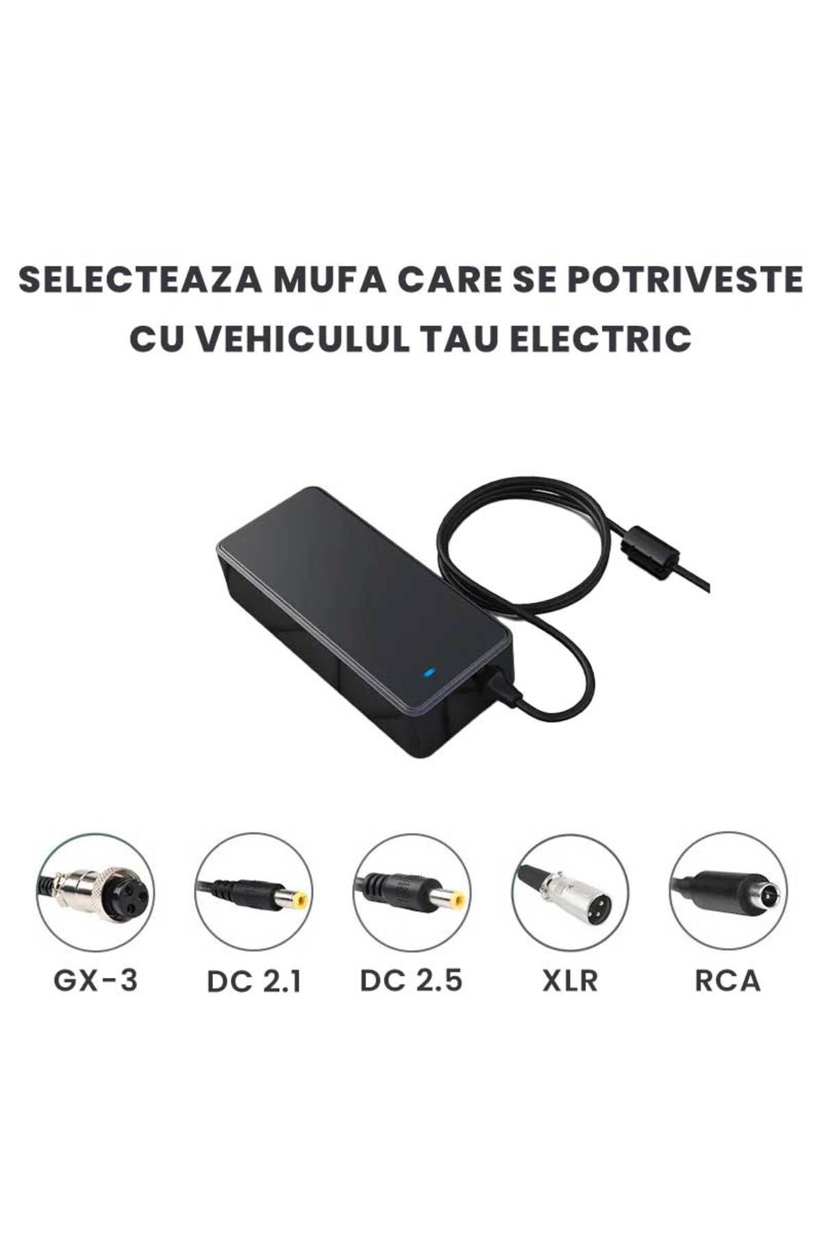 CLASSLIGHTS-Încărcător inteligent Li-ion pentru trotinetă 72V - 84V, putere 1.5Ah, ElectroAZ 2