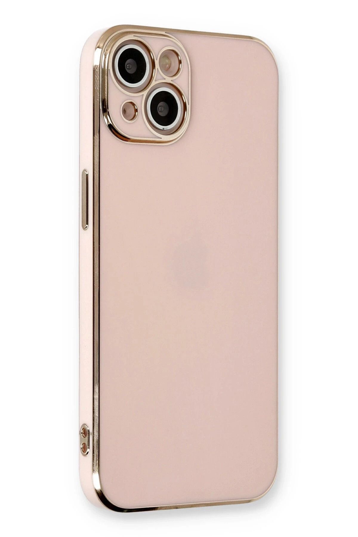 NewFace iPhone 13 Kılıf Volet Silikon - Pembe BSTMY