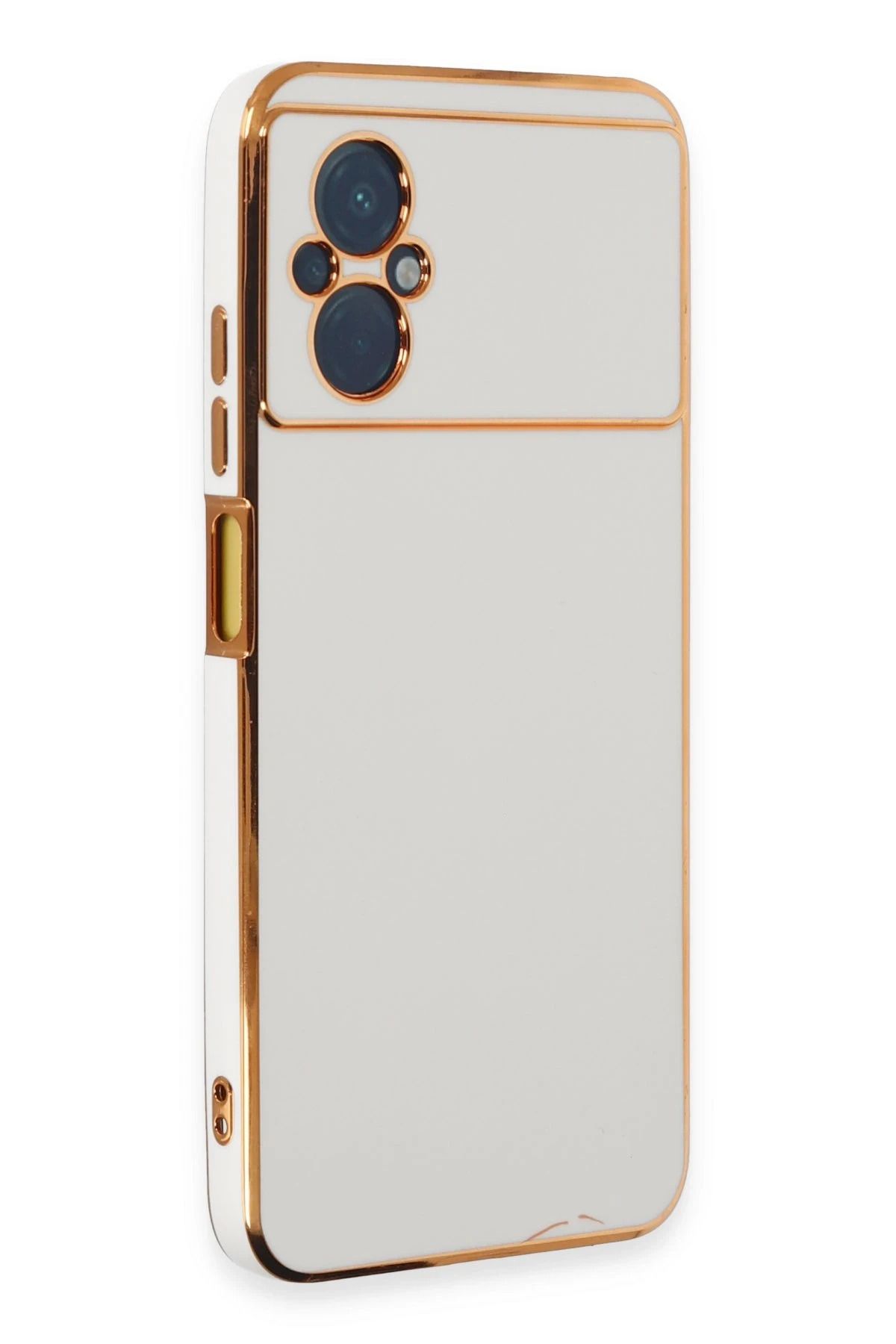 NewFace Xiaomi Poco M5 Kılıf Volet Silikon - Beyaz JOJUA