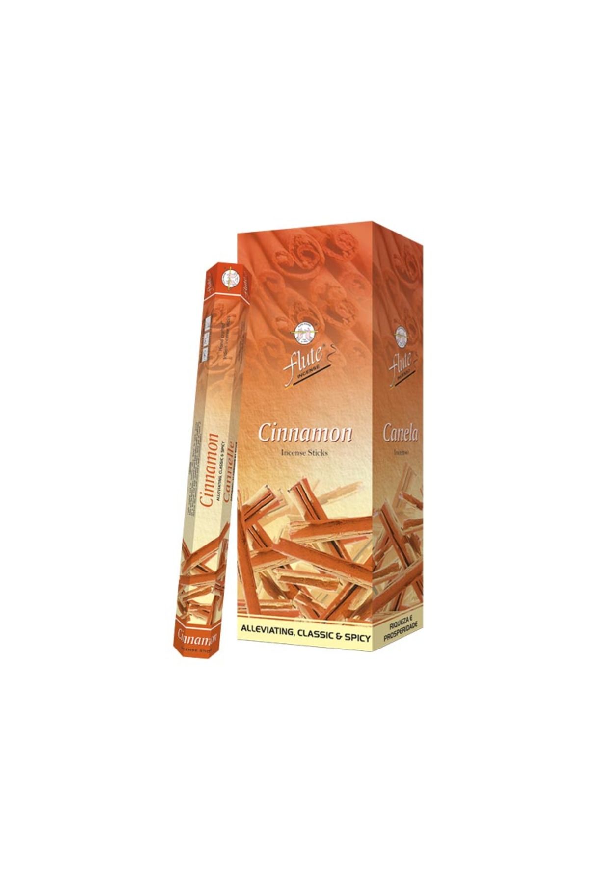 Flute ÇUBUK TÜTSÜ TARÇIN HEXA (CINNAMON) 6*20=120 ÇUBUK