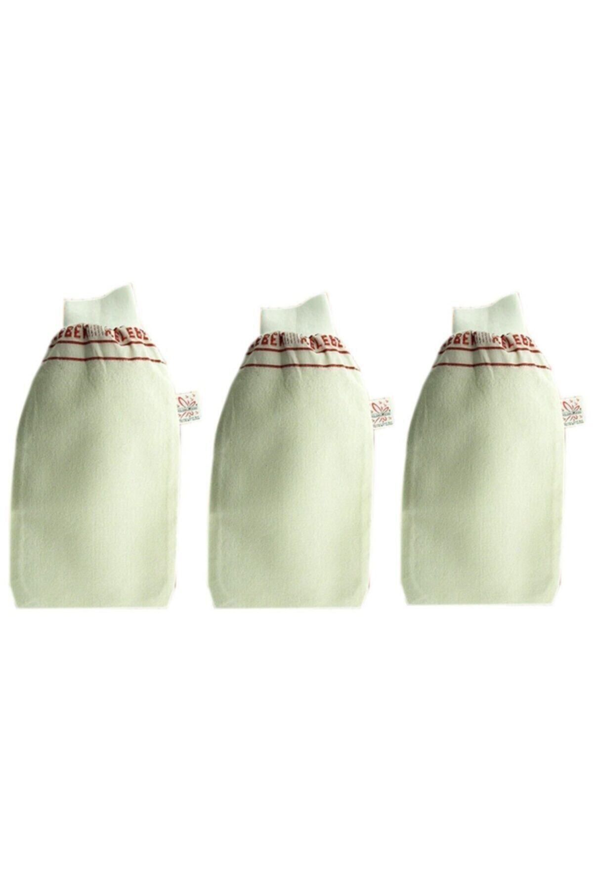 Cosy Club Shop Kalın Kese Lastikli Beyaz %100 Floş Spa ve Banyo Kesesi