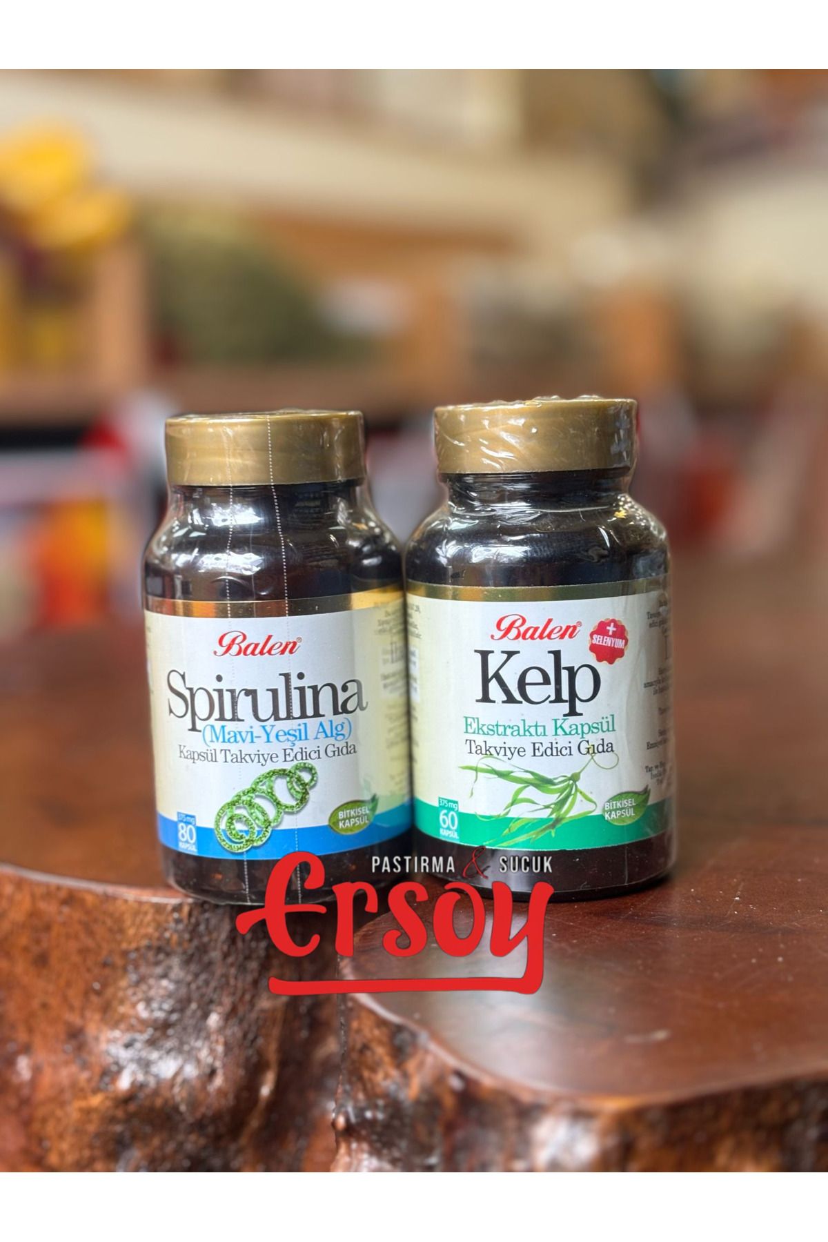 Balen Spirulina & Kelp Takviye Seti | Doğal Enerji, ve Tiroit Desteği