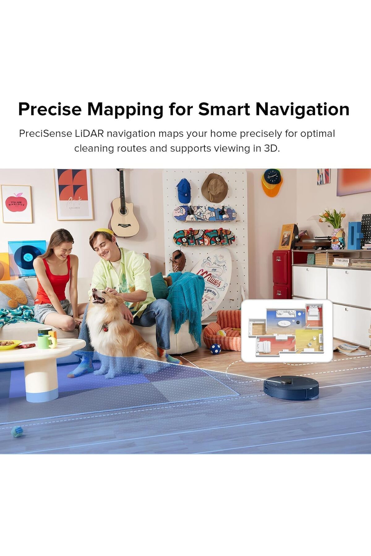 Roborock-Q5 Pro Robot Vacuum and Mop Combo, 5500Pa Suction, DuoRoller Brush, LiDAR Navigation 6