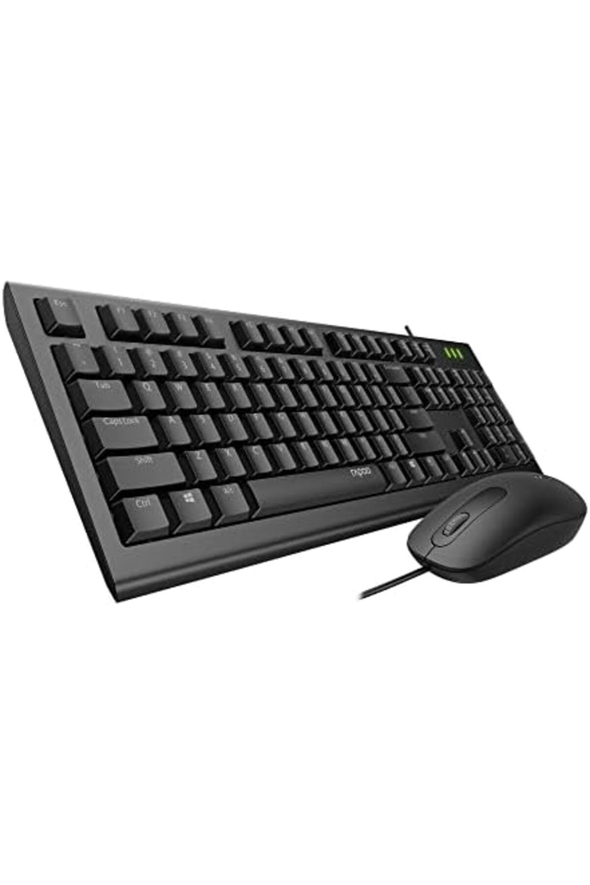 Rapoo-X120 Pro Wire Optical Mouse and Keyboard Combo Eng/Ara 8