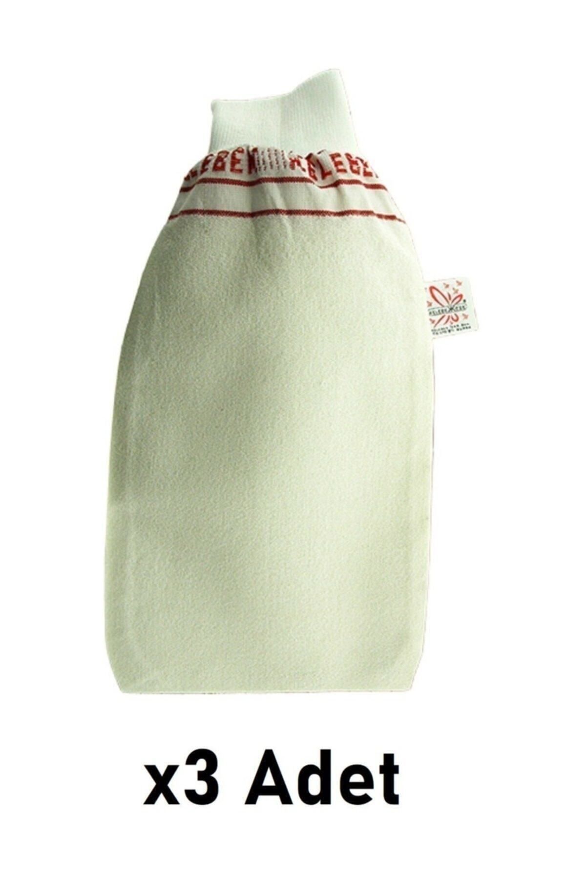 Cosy Club Shop Beyaz Banyo Hamam Kesesi Lastikli 3 Adet