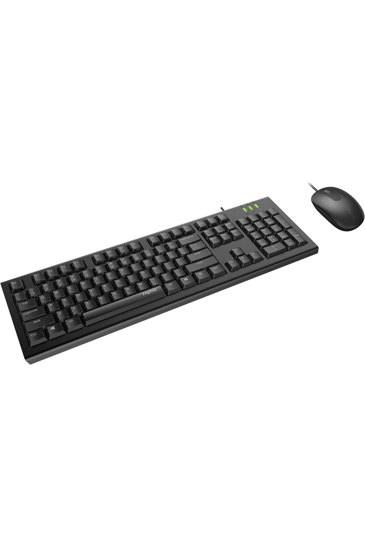 Rapoo-X120 Pro Wire Optical Mouse and Keyboard Combo Eng/Ara 5