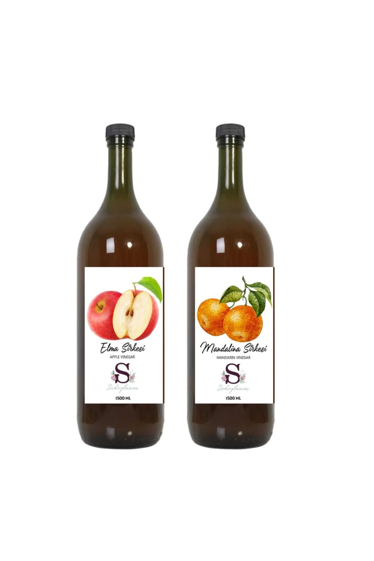 Süheylaana Doğal Elma ve Mandalina Sirkesi 1500 ml