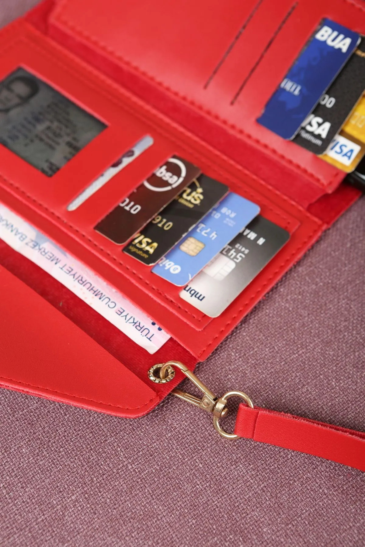 Esila Sirius-Women's Wallet with Phone Compartment, Cash Compartment, Wrist Arm, Hand Strap Wallet 3