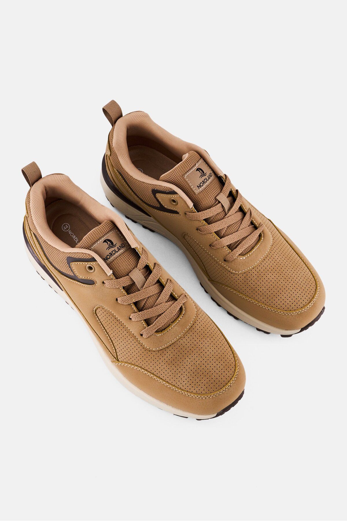 Nordland-Men Lace Up Outdoor Shoes, Brown 3