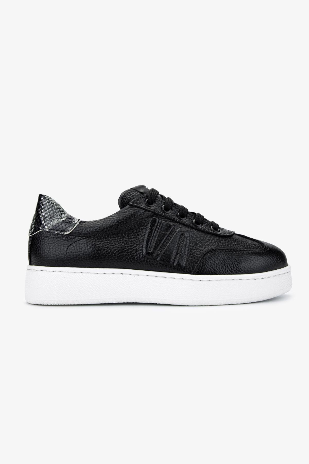 Valmenti Kadın Hakiki Deri Siyah Floter Sneakers & Spor Ayakkabı