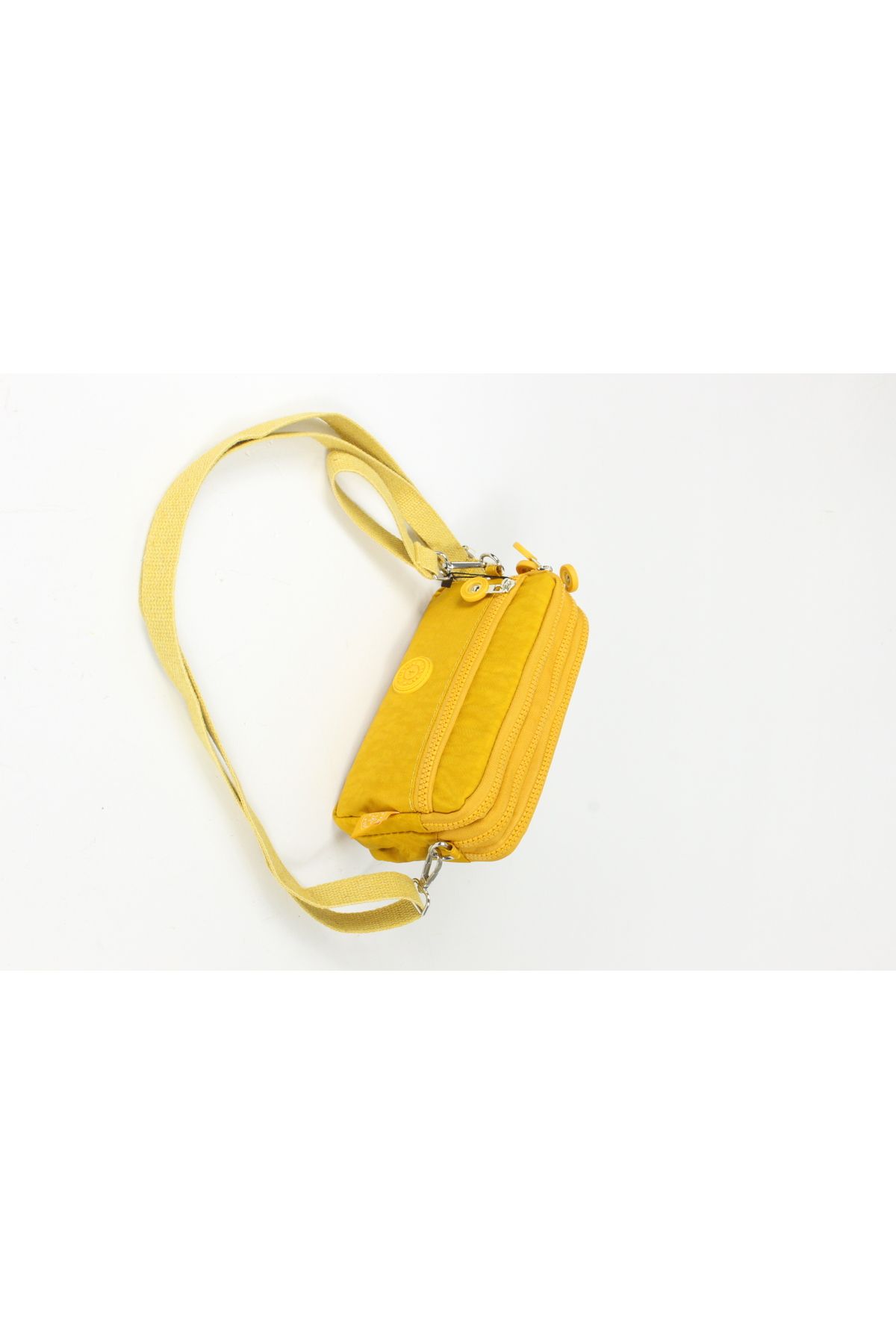 MEGA BAG M 231 Mega Bag Krinkıl Kumaş Unisex El Omuz Çantası, Telefonluk (yatay), Clutch