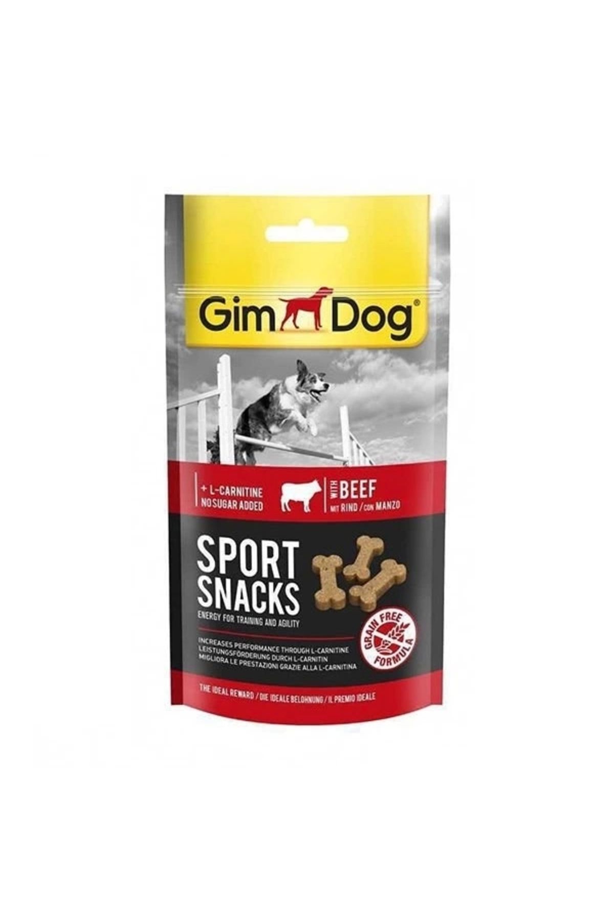 YNT İthalat Gimdog Sportsnacks Kuzulu Köpek Ödül Maması Tablet 60 Gr