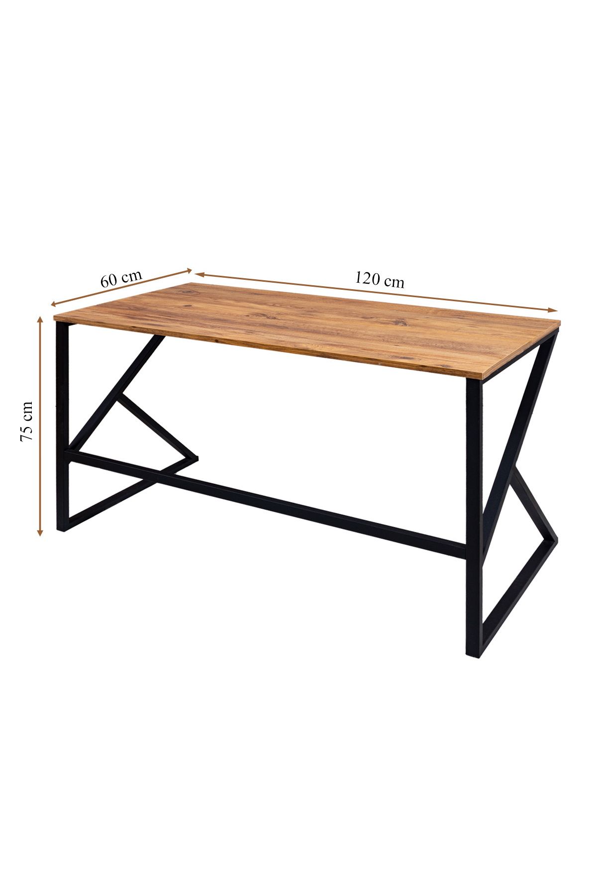EMİRHANNALBUR Çalışma Masası 120 x 60 cm Atlantik Çam